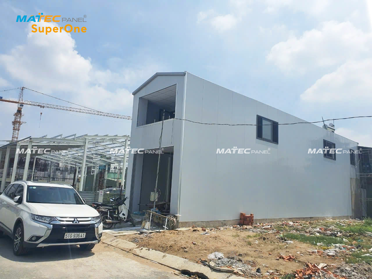 Nhà Lắp Ghép Tấm Panel 2 Tầng