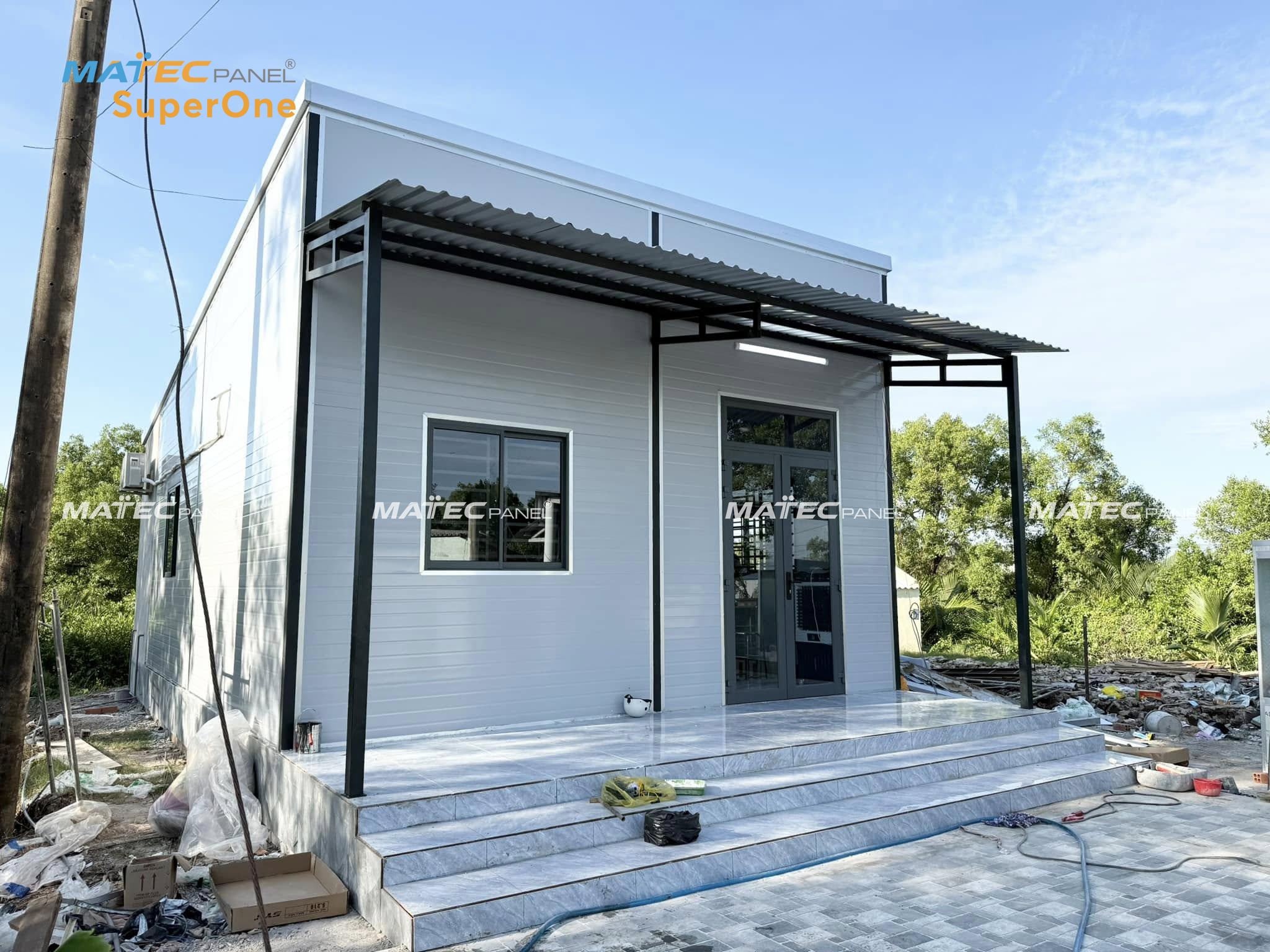 Nhà Panel Mái Bằng