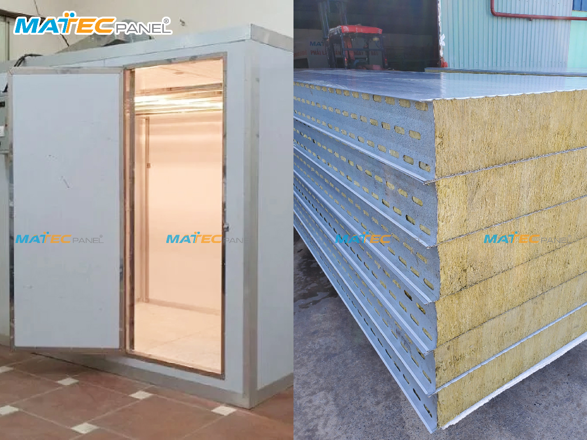 Rockwool Panel - Panel chống cháy làm lò sấy, kho sấy nhiệt độ cao tốt nhất
