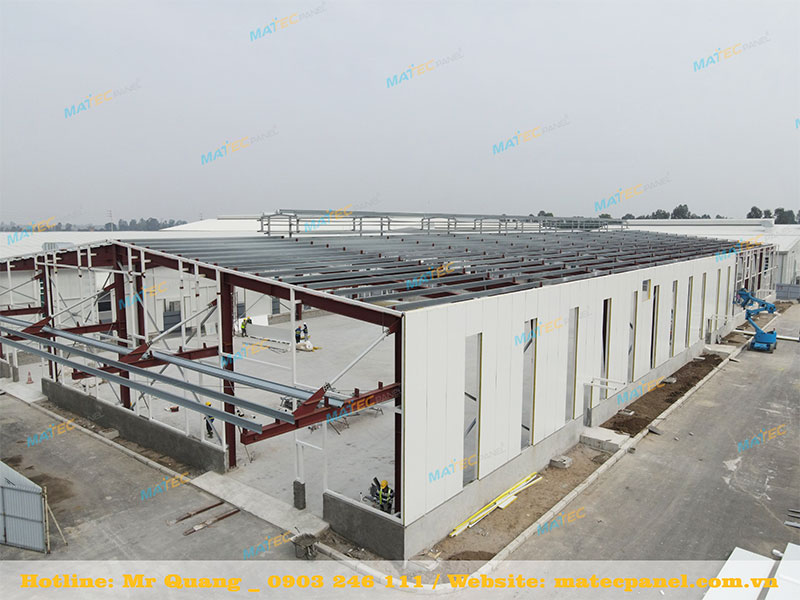 Hướng dẫn thi công Panel vách ngoài lắp đứng