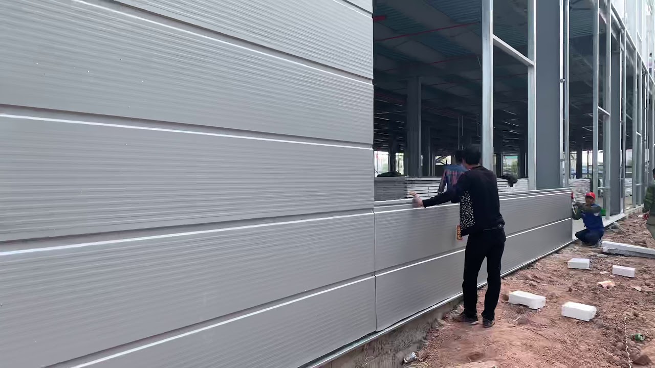 Hướng dẫn lắp đặt tấm panel eps vách ngoài